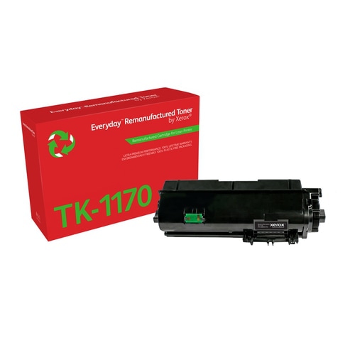 Everyday Remanufactured Everyday Black Remanufactured Toner by Xerox compatible with Kyocera TK-1170, Standard capacity