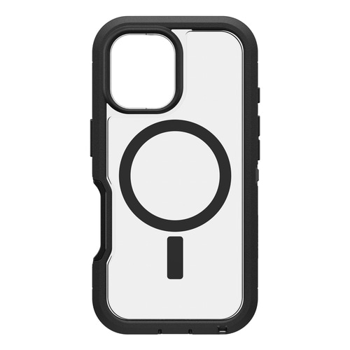 OtterBox Defender Series XT Clear for MagSafe for iPhone 16, Dark Side