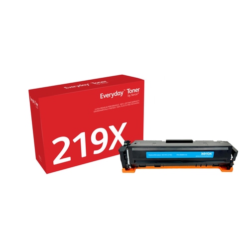 Everyday Cyan Toner by Xerox compatible with HP 219X (W2191X), High capacity