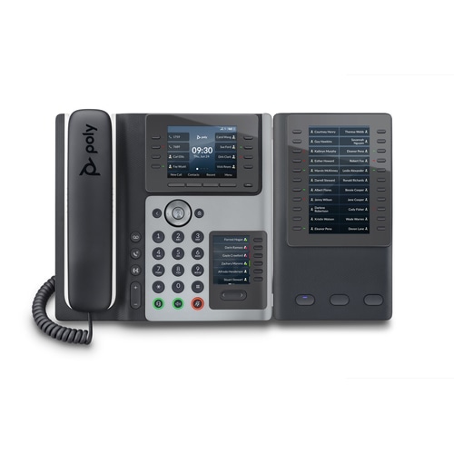 POLY Edge E450 IP phone Black 8 lines IPS Wi-Fi