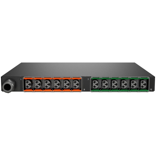 Vertiv Geist MGR5M1R6-12CF13-3PS6B2H10-S power distribution unit (PDU) 12 AC outlet(s) 0U Black