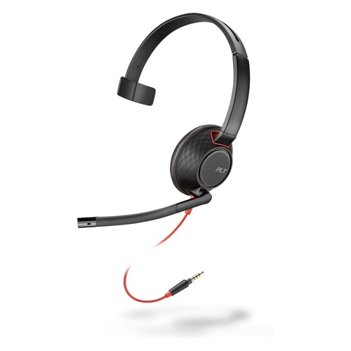 POLY Blackwire 5220 Headset Wired Head-band Office/Call center Black