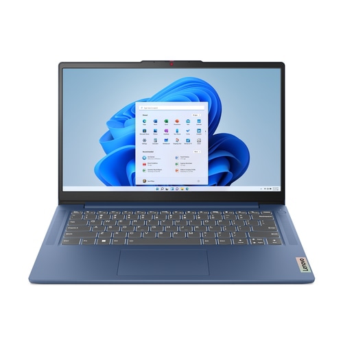 Lenovo IdeaPad Slim 3 Intel N N100 Laptop 35.6 cm (14) Full HD 4 GB LPDDR5-SDRAM 128 GB SSD Wi-Fi 6 (802.11ax) Windows 11 Home in S mode Blue
