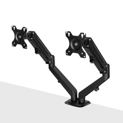Lindy 40708 monitor mount / stand 68.6 cm (27) Desk Black