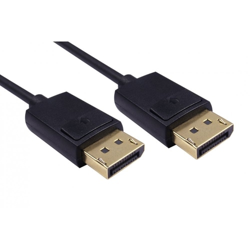 Cables Direct DP8K-SLIM02M DisplayPort cable 2 m Black