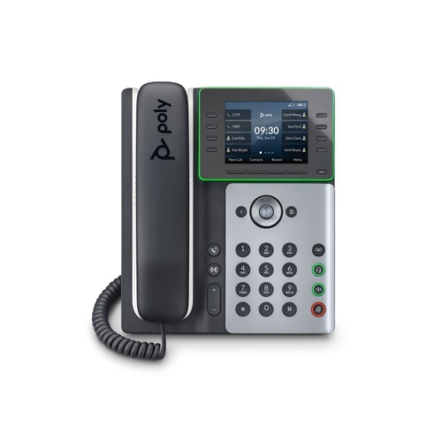 POLY Edge E350 IP phone Black 8 lines IPS Wi-Fi