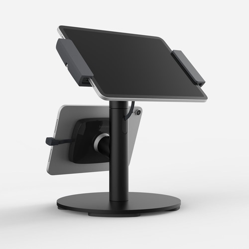 Bouncepad Clip Counter Twin | Compatible with All USB-C Tablets | Black