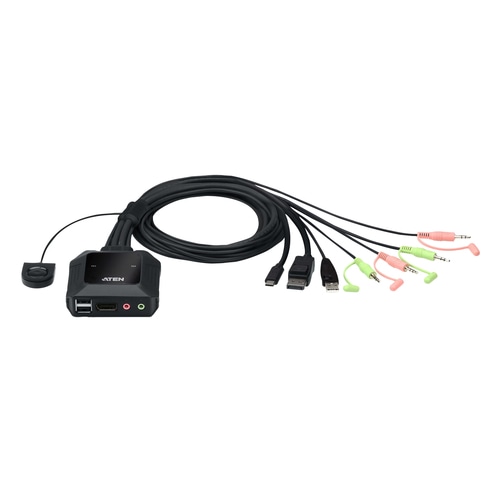 ATEN CS52DP KVM switch Black