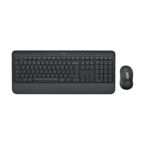 Logitech Signature MK650 Combo For Business keyboard Mouse included RF Wireless + Bluetooth QWERTY US International Graphite