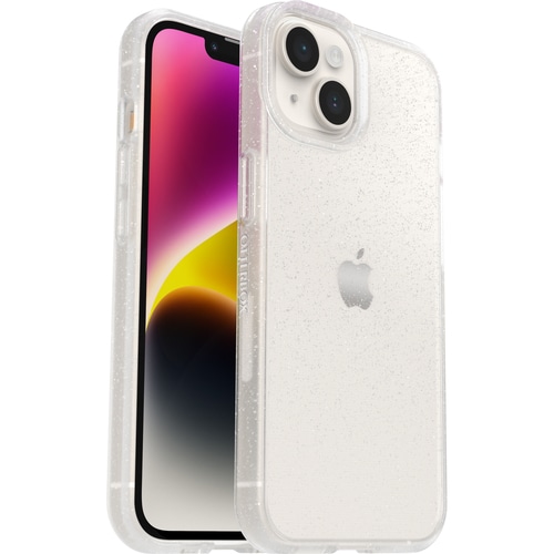 OtterBox React Case for iPhone 14 Plus, Shockproof, Drop proof, Ultra-Slim, Protective Thin Case, Tested to Military Standard, Antimicrobial Protection, Stardust, No retail packaging