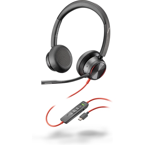 HP 8X223AA headphones/headset Wired Head-band Office/Call center USB Type-C Black