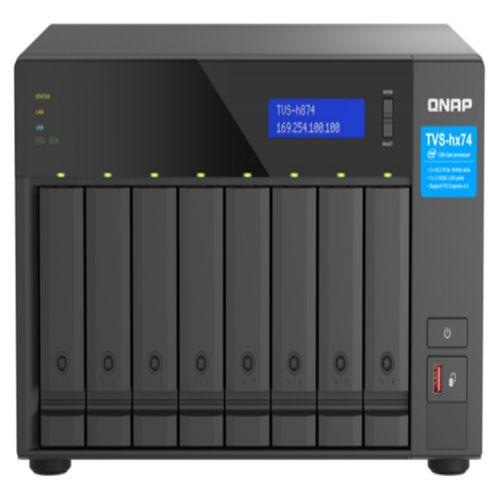 QNAP TVS-h874 NAS Tower Ethernet LAN Black i5-12400