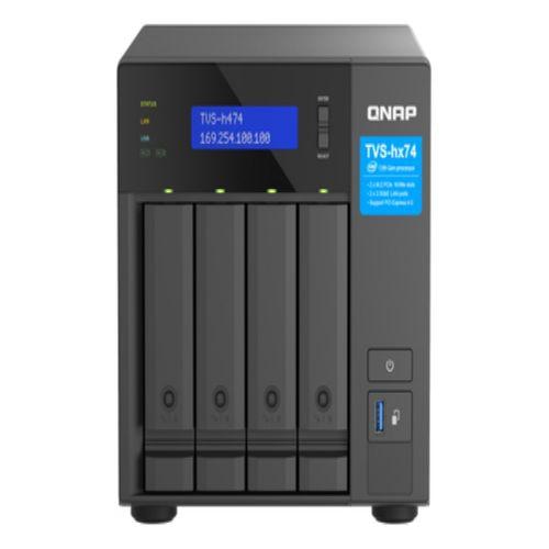 QNAP TVS-H474 NAS Tower Ethernet LAN Black G7400