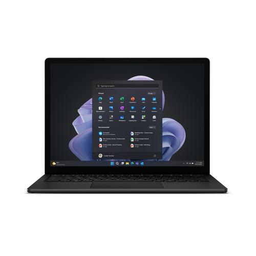 Microsoft Surface Laptop 5 i7-1265U Notebook 34.3 cm (13.5) Touchscreen Intel Core i7 16 GB LPDDR5x-SDRAM 512 GB SSD Wi-Fi 6 (802.11ax) Windows 11 Pro Black