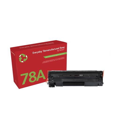 Everyday Remanufactured Toner replaces HP 78A (CE278A), Standard Capacity
