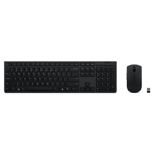Lenovo 4X31K03951 keyboard Mouse included RF Wireless + Bluetooth Italian Black