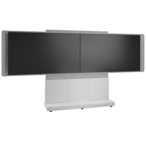 Middle Atlantic Products FM-DS-6675FS-JD8W TV mount 190.5 cm (75) Grey, Silver, White