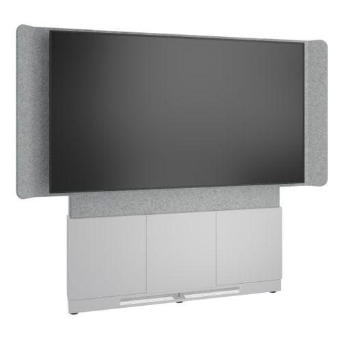 Middle Atlantic Products FM-DS-6675FW-DD8W TV mount 190.5 cm (75) Grey, Silver, White