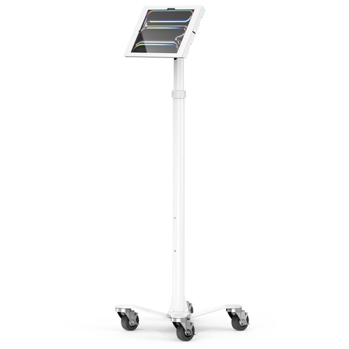 Compulocks iPad Pro M4 13 (2024), Apex Enclosure Rolling Cart - Rise Freedom White