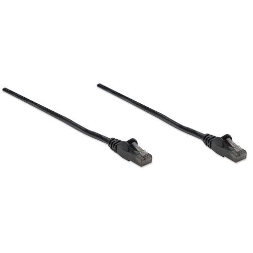 Intellinet Network Patch Cable, Cat6, 10m, Black, CCA, U/UTP, PVC, RJ45, Gold Plated Contacts, Snagless, Booted, Lifetime Warranty, Polybag