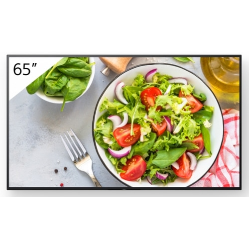 Sony FW-65BZ35L Signage Display Digital signage flat panel 165.1 cm (65) LCD Wi-Fi 550 cd/m 4K Ultra HD Black Android 24/7
