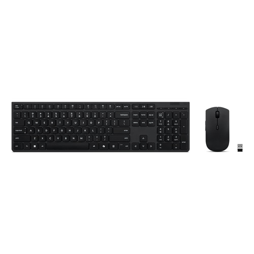 Lenovo 4X31R64350 keyboard Mouse included Home/Office RF Wireless + Bluetooth QWERTY UK English Grey