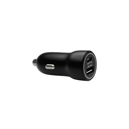 dbramante1928 re-charge - Car Charger USB-C 30W+USB-A 18W-BLK
