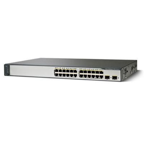 Cisco Catalyst C3750V224PSS, Refurbished Managed L2/L3 Fast Ethernet (10/100) Power over Ethernet (PoE) 1U Grey