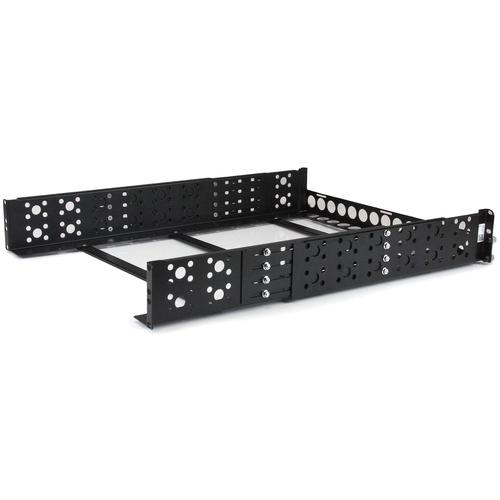 StarTech.com 2U Fixed 19 Adjustable Depth Universal Server Rack Rails