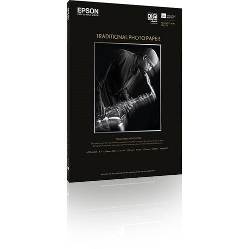 Epson Traditional Photo Paper, DIN A3+, 330g/m, 25 Sheets