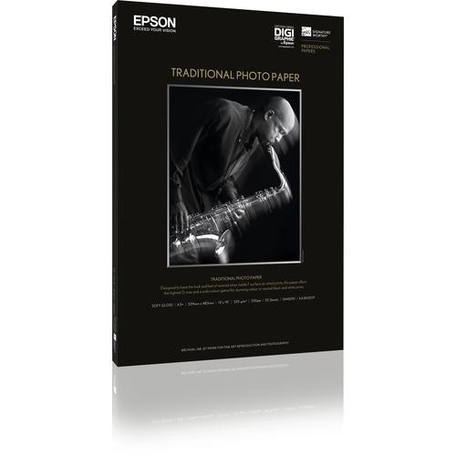Epson Traditional Photo Paper, DIN A2, 330g/m, 25 Sheets