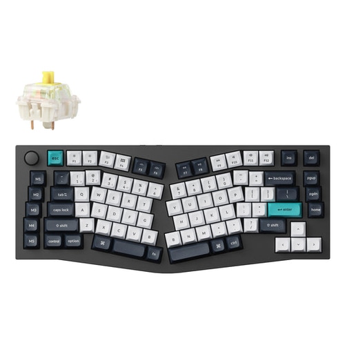 Keychron Q10 Max keyboard Universal USB + RF Wireless + Bluetooth QWERTY UK English Grey