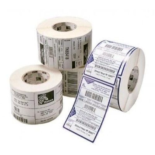 Zebra 880368-025 printer label Silver Self-adhesive printer label