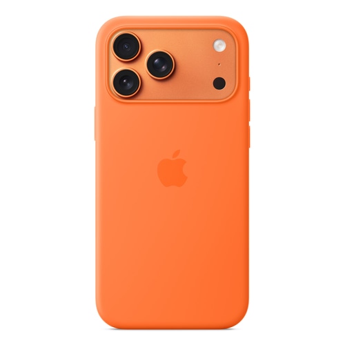 Apple iPhone 17 Pro Max Silicone Case with MagSafe  Orange