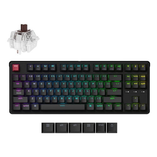 Keychron C3 Pro 8K keyboard Universal USB QWERTY UK English Black