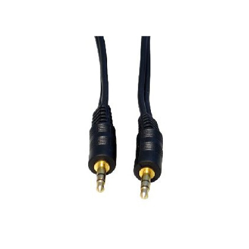 Cables Direct 2m 3.5mm, M - M audio cable Black