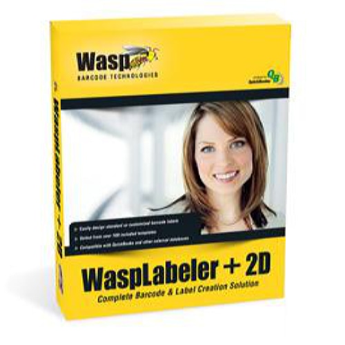 Wasp WaspLabeler +2D (5U) bar coding software 5 license(s)