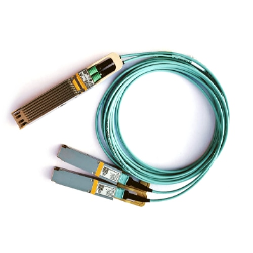 Nvidia MFA7U10-H010 InfiniBand/fibre optic cable 10 m 2x QSFP56 Blue