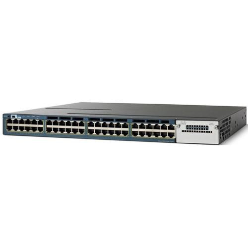 Cisco Catalyst C3560X-48P-S, Refurbished Managed L2/L3 Gigabit Ethernet (10/100/1000) Power over Ethernet (PoE) 1U Black, Blue