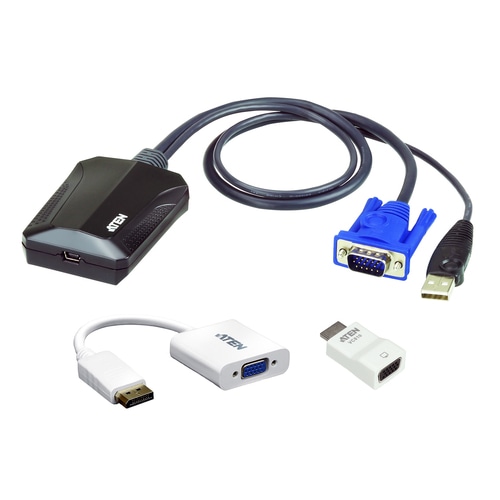 ATEN CV211CP KVM switch Black