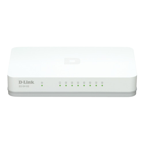 D-Link GO-SW-8G Managed L2 Gigabit Ethernet (10/100/1000) White