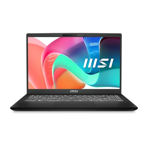 MSI Modern 15 H C2RMG-282UK Intel Core 5 210H Laptop 39.6 cm (15.6) Full HD 16 GB DDR4-SDRAM 512 GB SSD Wi-Fi 6E (802.11ax) Windows 11 Home Black