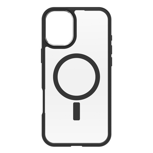 OtterBox React Series for MagSafe for iPhone 16 Plus, Black Crystal