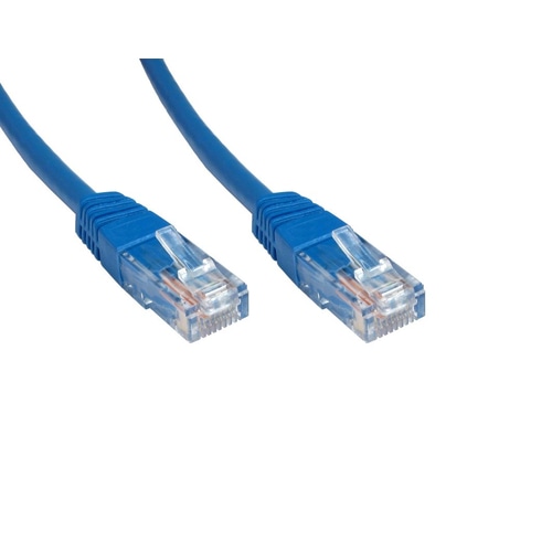 Cables Direct 0.25m Cat6, M - M networking cable Blue U/UTP (UTP)