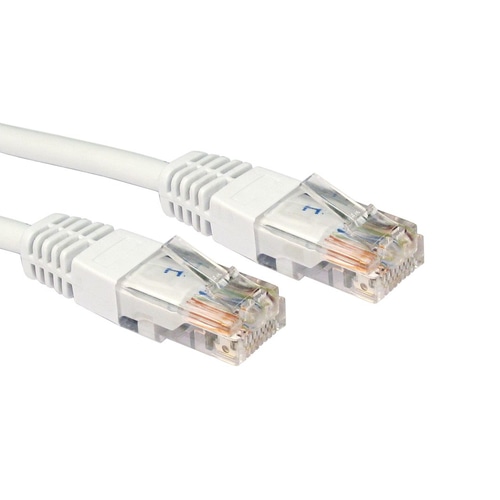 Cables Direct 0.25m Cat6, M - M networking cable White U/UTP (UTP)