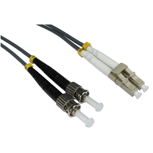 Cables Direct 3.0m LC-ST 62.5/125 MMD OM1 fibre optic cable 3 m Grey