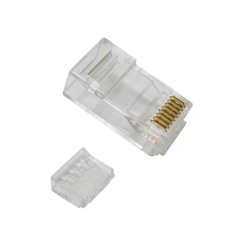 Cables Direct Cat 6 RJ-45 Plug (100pack) wire connector RJ45 Transparent