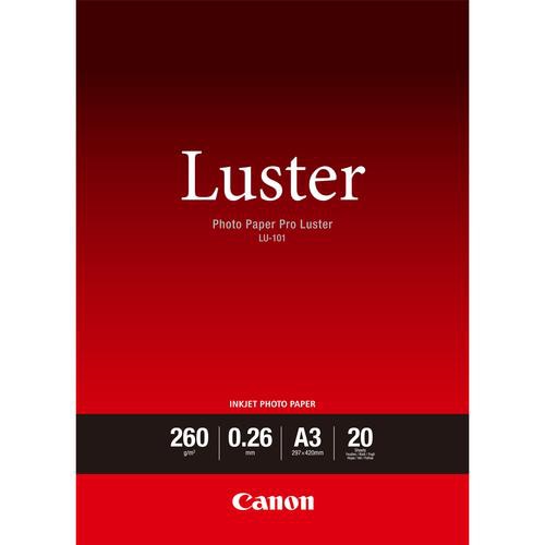 Canon LU-101 Luster Photo Paper Pro A3 - 20 Sheets