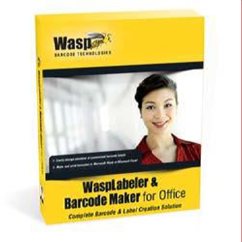 Wasp WaspLabeler & Barcode Maker (5U) bar coding software 5 license(s)