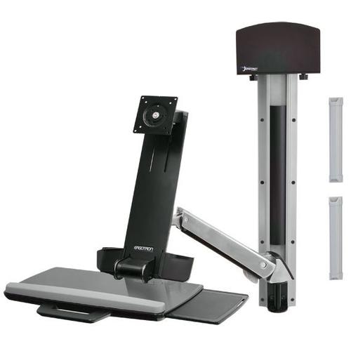 Ergotron StyleView Sit-Stand Combo System 61 cm (24) Aluminium Wall